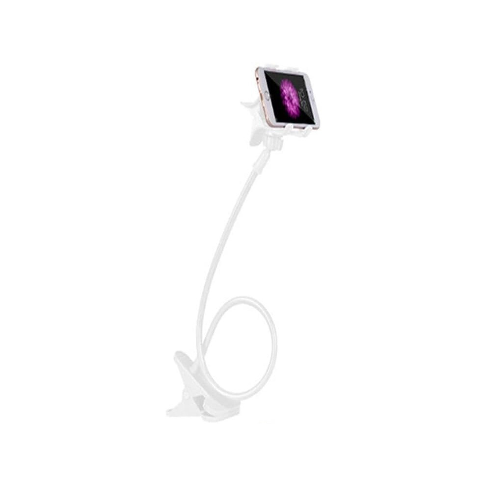 (, -) Gooseneck Cell Phone Holder With Clamp, Non Slip Lazy Bracket, Universal 360 Flexible Phone Stand, Lazy Bracket Mount Lo White 5437706704522