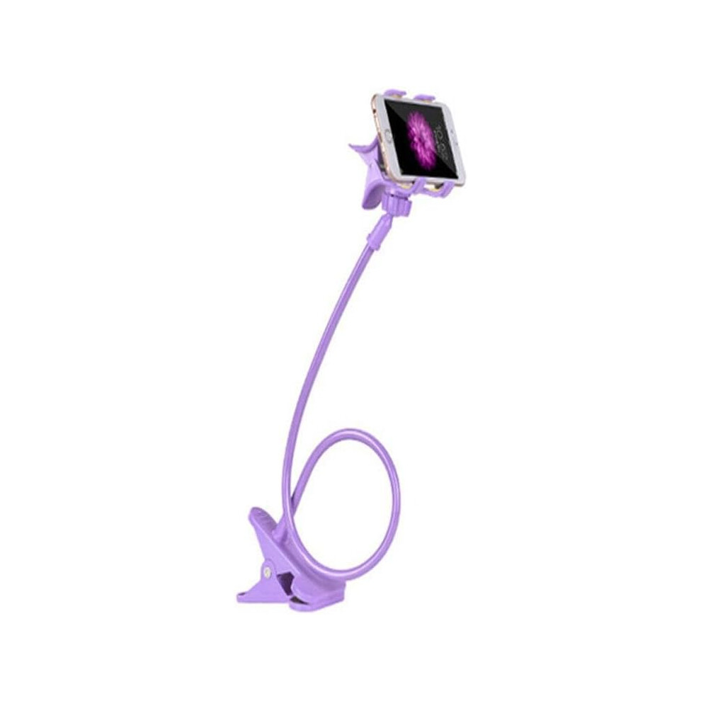 (, -) Gooseneck Cell Phone Holder With Clamp, Non Slip Lazy Bracket, Universal 360 Flexible Phone Stand, Lazy Bracket Mount Lo Purple 5437706704515