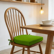 (Green_c, -) 43x40cm ulkotuolinpehmuste, ruokapöydän tuoliin, säädettävät siteet, Istumamukavuus