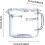 (Silver, -) Bandeja microondas para bacon, vidrio 2.1L. 2