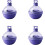 (Purple, -) 4 Καλούπια Πάγου, Σιλικόνη, Σφαιρικά, Με Καπάκι 1