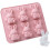 (Pink_1pc, -) Πασχαλινό Καλούπι Πάγου Λαγουδάκι, 3D, Σιλικόνη 1