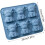 (Blue_2pcs, -) Καλούπι Πάγου Αγελάδα, 3D, Σιλικόνη, Αστεία 2