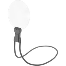 (Gray, -) Neck Magnifier Hands Free with Light, 2026 New 10X Magnifying Glass with 3 Smart Mode Light, Flexible Large Magnifying G
