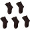 (Coffee X5, color_name) 5 Ζευγάρια Μάλλινες Κάλτσες Γυναικών, Ζεστές, Χειμώνας 1