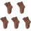 (Light Coffee X5, color_name) 5 Ζευγάρια Μάλλινες Κάλτσες Γυναικών, Ζεστές, Χειμώνας 1
