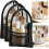 (Black, -) Stehender Reise Toiletry Beutel, EVA Mesh, leicht, hängend (3, Schwarz) 1