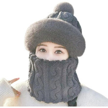 (Gray, color_name) Căciulă 3 in 1, căptușeală fleece, vânt