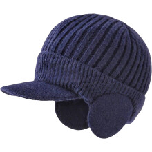 (Navy Blue, color_name) Căciulă elastică 2026, unisex, clapete urechi
