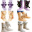 (2l, color_name) 2 Ζευγάρια 3D Πλεκτές Κάλτσες Ζώων, Crochet, Δώρο 4