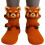 (2l, color_name) 2 Ζευγάρια 3D Πλεκτές Κάλτσες Ζώων, Crochet, Δώρο 1