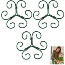 (Green B, -) Pflanzenstabilisator & Stielstütze für Zimmerpflanzen, goldene Blume (3, Gold B)