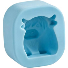 (B, -) 3D hooglander ijsblokjesvorm, herbruikbaar, schattig koeien vorm - 2xA