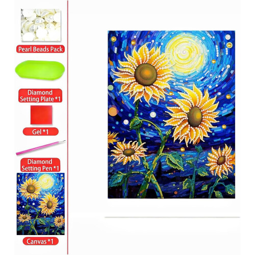(I, -) 3D Κιτ Ζωγραφικής Χάντρα Πέρλας, 2026 Castle 2