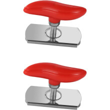 (Red x2, -) Rozsdamentes többfunkciós üveges nyitó - állítható fedélnyitó, nem csúszó ergonomikus