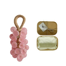 (Pink, -) Savon grappe raisin corde fait main, naturel, doux, parfum longue durée