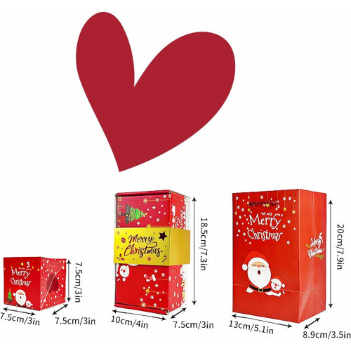 (10 Bounces Red, -) Folding Money Explosion Box, Surprise Gift, Romantic 1