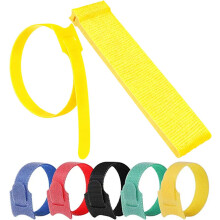 (Yellow, -) 10 Abraços Cabo Ajustáveis, Para Decoração Natal, Corrimão e Porta