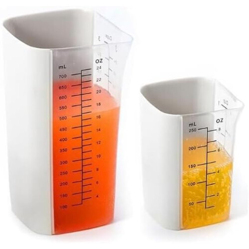 (size_name, 250ML) Silicone Baking Measuring Cup, 750ml, High-Temp Resistant