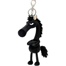 (Black, 20cm) 2026 přívěsek kůň, plyš, klíčenka