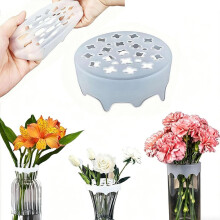 (1 Pcs, one size) Silikon Blütengitter Blumenarrangeur, 2026, wiederverwendbar