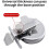 (Silvery, 5pcs) 2025 Magnetic Seam Guide, Arc Design, Hemmer Guide 7