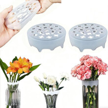(2 Pcs, one size) Silikon Blütengitter Blumenarrangeur, 2026, wiederverwendbar