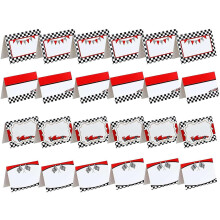 (24pcs, One Size) 24 etiquetas coche carrera, nombres mesa.