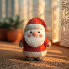 (Santa Claus, 1pcs) Collezione feltro natale amici, 2025, ornamenti lana, regalo