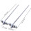 (Silver, 20”) Positioning Calipers for Circular Saw, Stainless Steel Guide 8