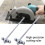 (Silver, 20”) Positioning Calipers for Circular Saw, Stainless Steel Guide 7