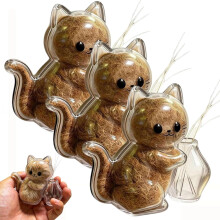 (3 Pcs, one size) Kissa viikset pidike jääkaappi magneetti