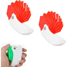 (Red, 2 Pcs) 9 az 1-ben fugázó eltávolító szerszámkészlet fürdőszobához, konyhához