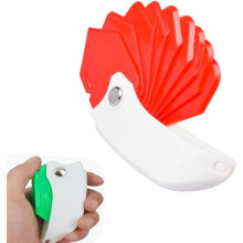 (Red, 1 Pcs) 9 az 1-ben fugázó eltávolító szerszámkészlet fürdőszobához, konyhához