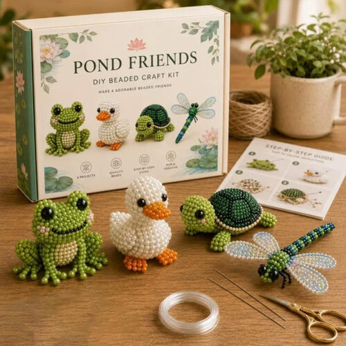 (Style1, 1Set) Kit mărgele animale 3D 2026, pasăre 1