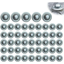 (50pcs, One Size) Metal Roof Bolt Caps, No Screw Removal, Watertight Seal