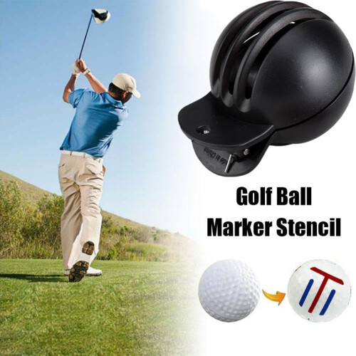 (Three-lines marker, One Size) Golf Ball Line Marker, Alignment Kit, Fast-Drying 1