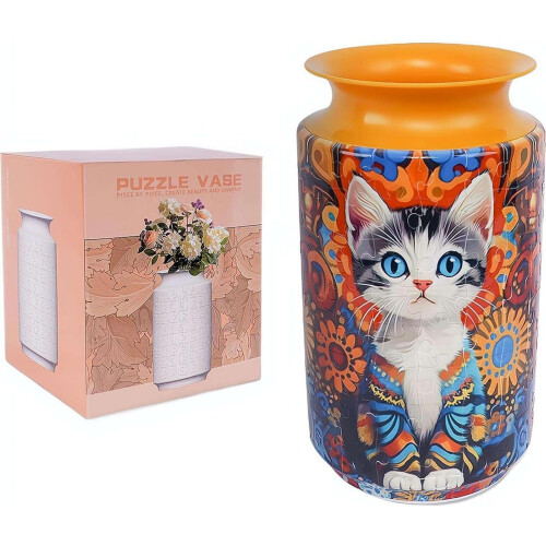 (Set a, One Size) 152kpl 3D palapeli maljakko, aikuisille