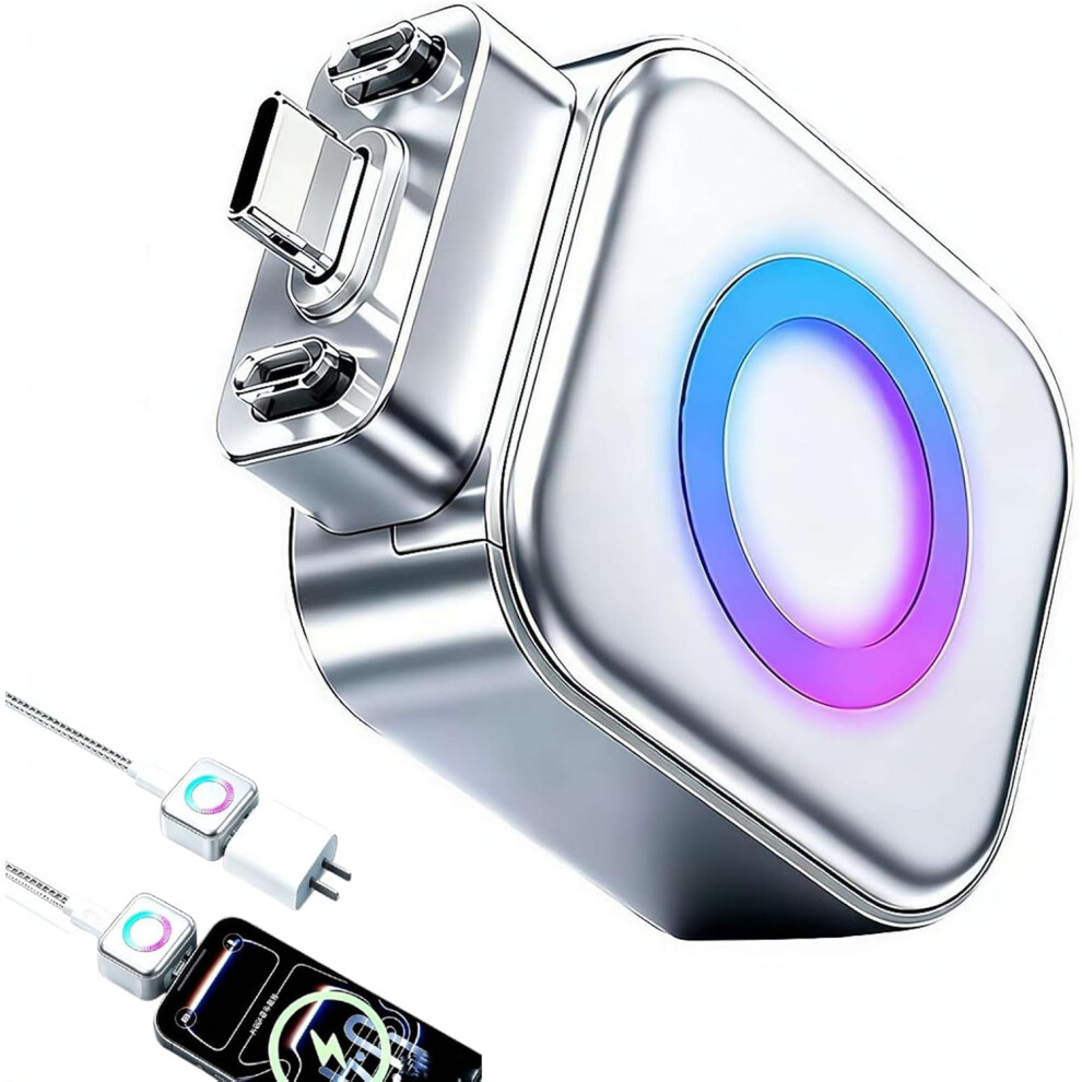 (1 Pcs, One Size) Stop Charge Smart Charger, 140W Smart Auto Disconnect Charging Cable Protector,Fully Charged Separator,Overcharge Protec 5437706729754