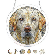 (E, 7.87in) Acryl Puzzle Sonnenfänger, 2026, DIY Fenster Deko, Geschenk