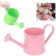 (Pink, One Size) 1L metalli kastelukannu, vintage