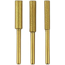 (Golden, 3pcs) 3/6 stuks kettingzaag slijper steen bestand, titanium geplateerd - voor juwelen en hout