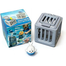 (Whale, 1set) Jouets plongeon piscine, cage sauvetage sous-marine, animaux flottants, enfant