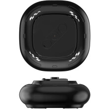 (Black, -) Levande bete luftare – automatisk flytande levande bete luftare för betes hink, vattentät flytande bubbler, tyst fiskebubblare