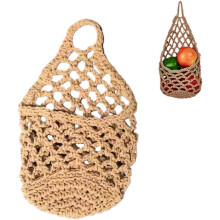 (Earth Tone, Small) Macrame Plant Hanger Set,Handmade Cotton Rope Wall Hanging Planter Baskets for Indoor Plants,Space Saving Boho Plants Ho