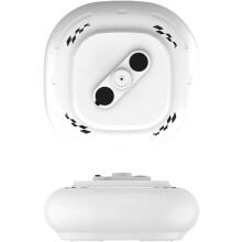 (White, -) Levande bete luftare – automatisk flytande levande bete luftare för betes hink, vattentät flytande bubbler, tyst fiskebubblare