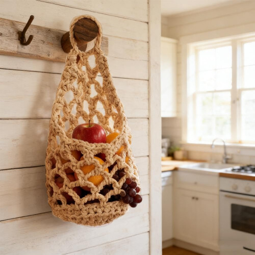 (Earth Tone, Large) Set colgantes macrame algodón, plantas interior. 1