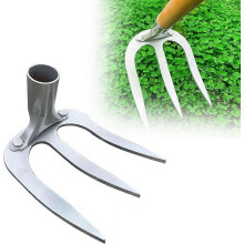(sliver, three teeth) Eisenjätstecher 2.0, schwer, 6 mm Manganstahl, doppelköpfig