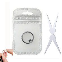 (ring + French magnet, 1set) 2 v 1 magnet na mačacie oko, francúzsky efekt, prsteň a dutý efekt