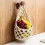 (Earth Tone, X-Small) Set colgantes macrame algodón, plantas interior. 5